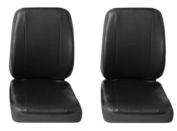Transporter Autositzbezug, Schonbezug, 2 x Einzelsitz, Peugeot Expert, Farbe: Schwarz