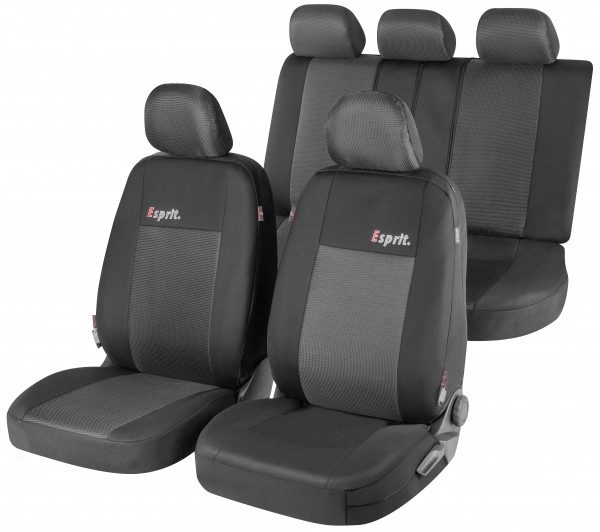 Autositzbezug Schonbezug, Komplett Set, Honda Insight, Schwarz