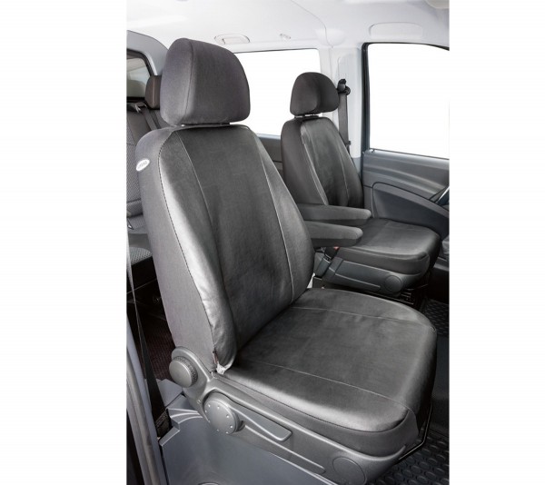 Transporter Autositzbezug, Mercedes V-Klasse/Vito/Viano (W638+W639), 2 Einzelsitze für Armlehnen inn