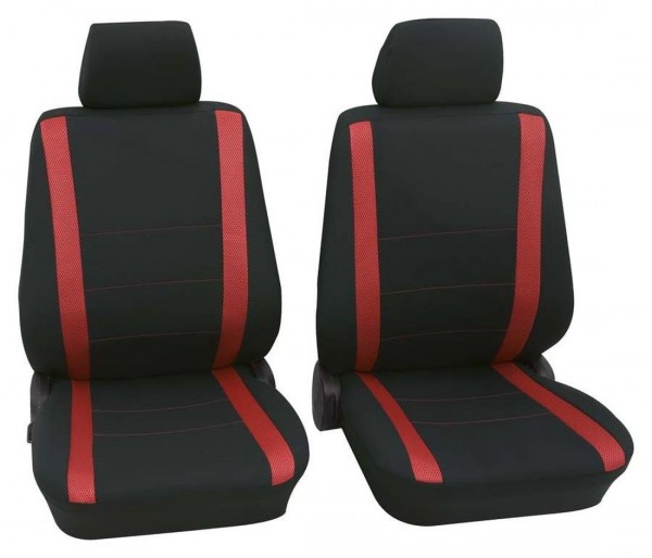 Komplettsatz Schwarz+Rot Autositzbezüge Schonbezug Sitzbezüge