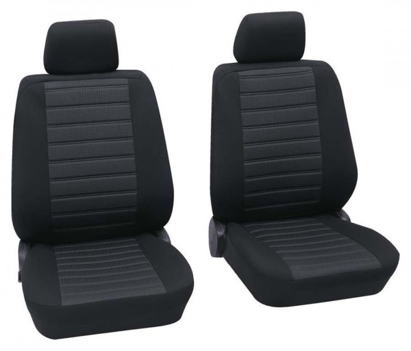 Sitzbezug Premium VollLeder Schwarz 11-teiliges universal Set Airbag  tauglich