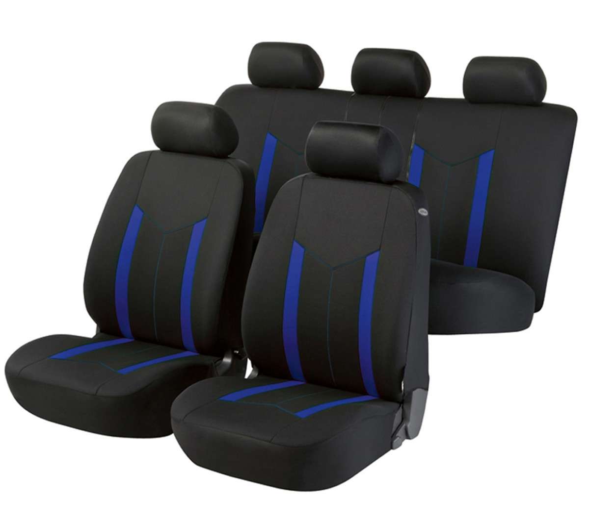 Sitzbezüge Schonbezüge Autositzbezug Front Blau X-Line Opel Astra 